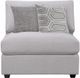 Coaster® Cambria Grey Armless Chair-0