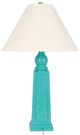 Lamps Per Se Dark Teal 30" Table Lamp-1