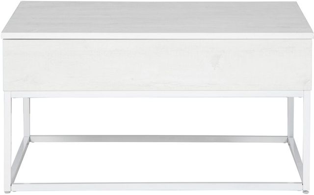 Signature Design by Ashley® Deznee White Lift Top Coffee Table-2