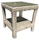CabanaCoast® Customizable Riverside SolWeave® Wicker 21'' Outdoor Square Side Table-0
