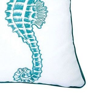 Furniture of America® Terrie Teal Accent Pillow-1