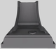Vent-A-Hood® Designer Series 36" Gunsmoke Wall Mounted Range Hood-4