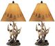 American Wholesale Furniture Derek 2-Piece Brown Lamp Set-0