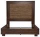 Michael Amini® Carrollton Rustic Ranch Queen Panel Bed-3