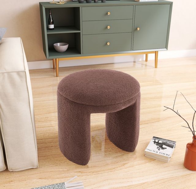 Meridian Furniture Bowen Brown Ottoman/Stool-3