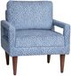Crestview Collection Olaf Blue Arm Chair-0