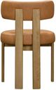 TOV Furniture Odessa Brown Leather Dining Chair-5