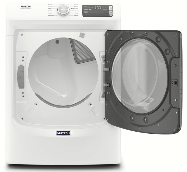 Maytag® 7.3 Cu. Ft. White Electric Dryer-2