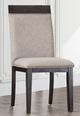 Furniture of America® Modoc Beige/Espresso 2-Piece Side Chair Set-3