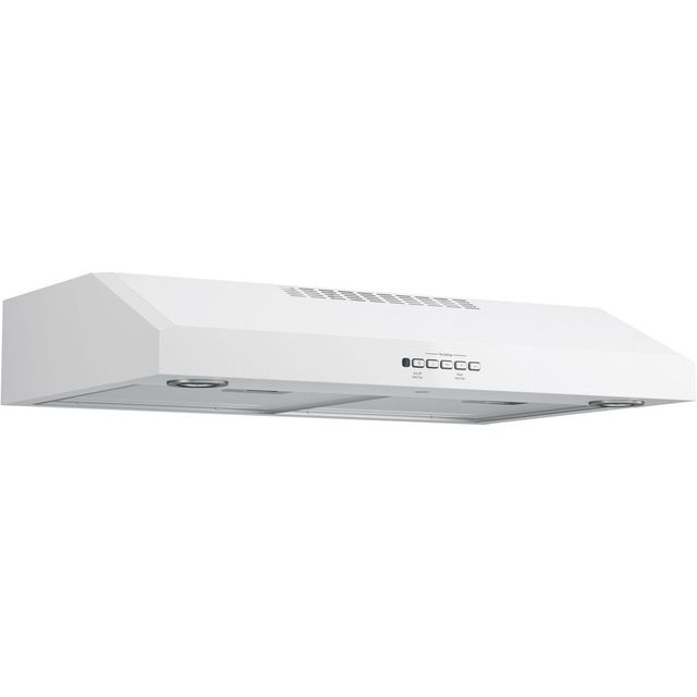 GE® 30" White Under Cabinet Range Hood-1