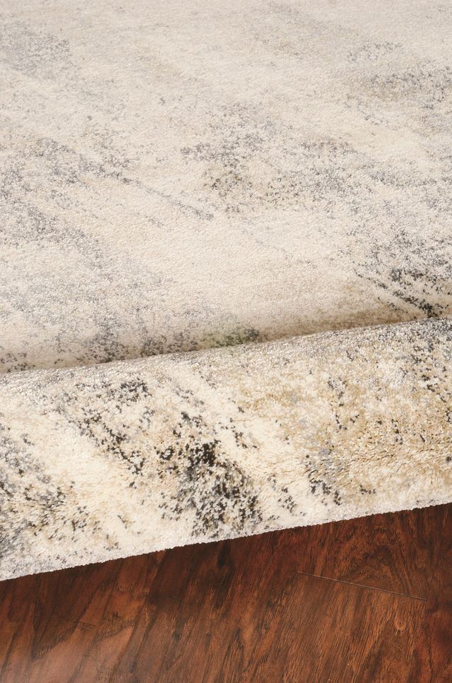 KAS Rugs Hue 4715 Ivory/Grey Luster 5'x8' Rug-4