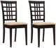 Coaster® Kelso 2-Piece Cappuccino Side Chairs-2