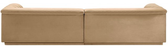 Meridian Furniture Cascade 2-Piece Camel Velvet Sofa-3