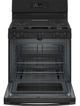 GE® 30" Black Free Standing Natural Gas Range-1