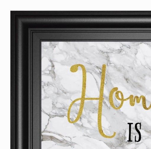 Classy Art Marble Home by Amanda Murray Framed Wall Art-1