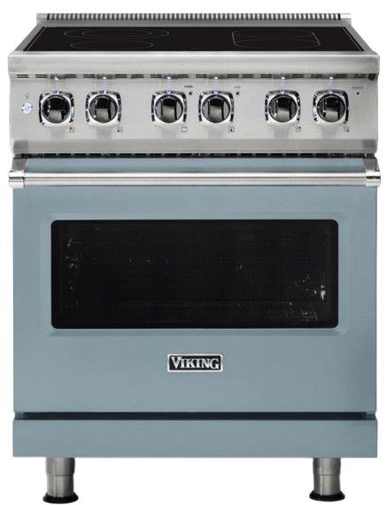 Viking® 5 Series 30'' November Sky Pro Style Electric Range-0