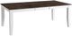Intercon Kona Gray Dining Table with White Base-0