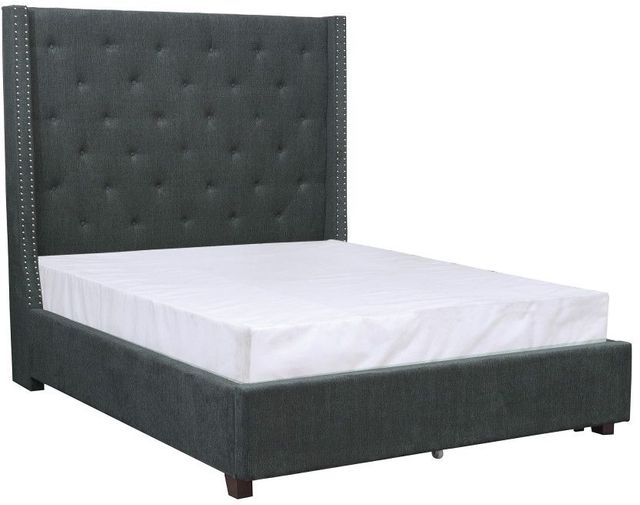 Mazin Furniture Fairborn Gray Full Panel Bed-0