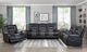 Homelegance® Fabian Dark Gray/Gray Swivel Glider Reclining Chair-1