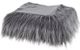 Olliix by Madison Park Edina 1 Grey Faux Fur Throw-0