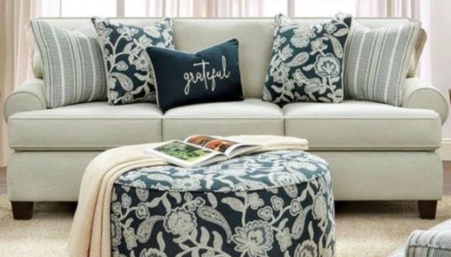 Furniture of America® Porthcawl Ivory Sofa-0
