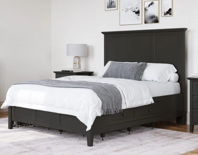 Modus Furniture Grace Raven Black Queen Platform Storage Bed-1