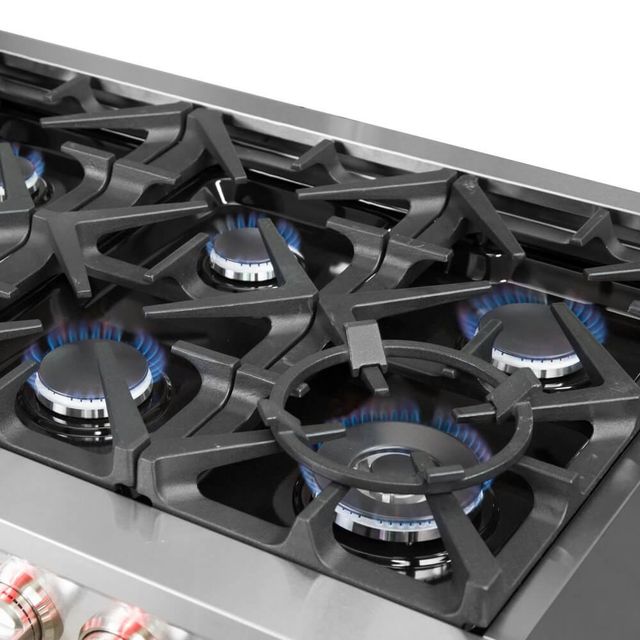 FORNO® Massimo Series 60" Stainless Steel Pro Style Gas Range-3