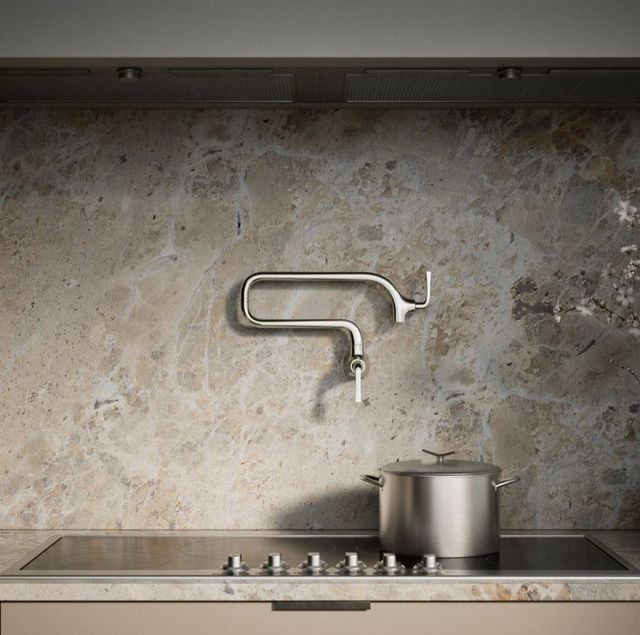 KOHLER® Graze® Vibrant Polished Nickel Wall-Mount Pot Filler-3