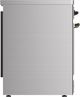 Ilve® Majestic III 30" Stainless Steel Pro Style Induction Range with Triple Glass Door and Burnished Trim-4