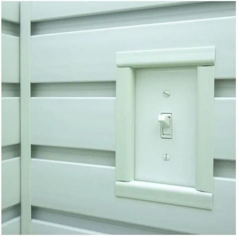 Gladiator® 6 Pack 8' Grey GearWall® Panel Trim-1