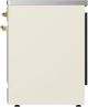 Ilve® Majestic III 30" Antique White Pro Style Induction Range with Triple Glass Door and Brass Trim-3