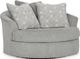 Signature Design by Ashley® Casselbury Cement Oversized Swivel Accent Chair-0