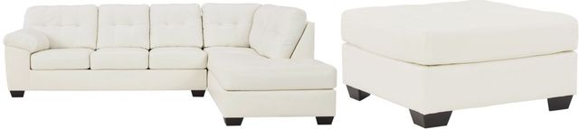 Signature Design by Ashley® Donlen 2-Piece White Living Room Set-0