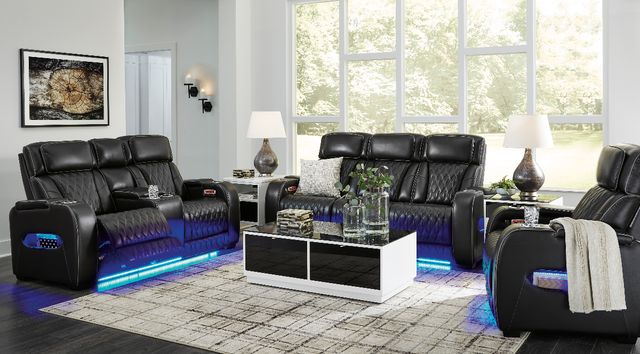Signature Design by Ashley® Boyington Black Power Recliner-4