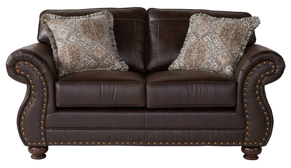 Hughes Furniture 17400 Ridgeline Brownie Loveseat Johnson s Furniture Appliances