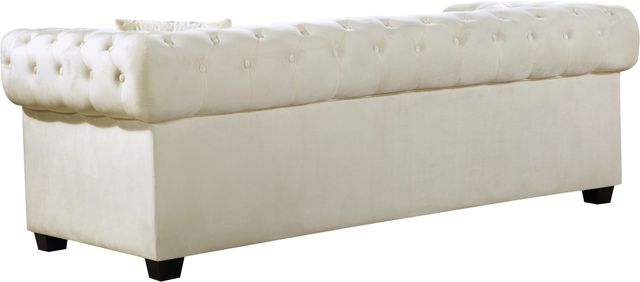 Meridian Furniture Bowery Cream Upholstered Sofa-1