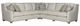 King Hickory Customizable Drake 3-Piece Fabric Sectional -0