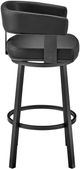 Armen Living Lorin Black Bar Stool-4