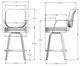 Amisco Dorsey Swivel Stool-1
