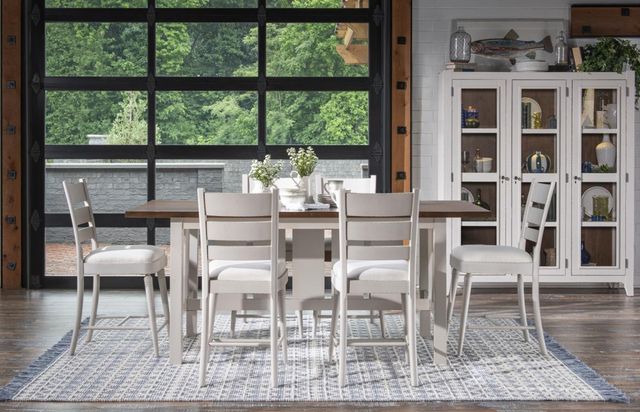 Legacy Classic Lake House Sailcloth Ladder Back Counter Stool-1