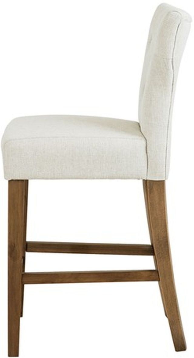 Olliix by Madison Park Cream Avila Tufted Back Counter Stool-2