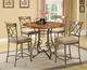 Powell® Hamilton 5-Piece Bronze/Medium Cherry/Taupe Gathering Table Set-1