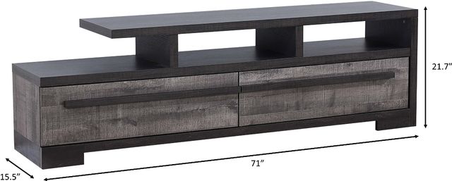 Crown Mark Remington Black TV Stand-2
