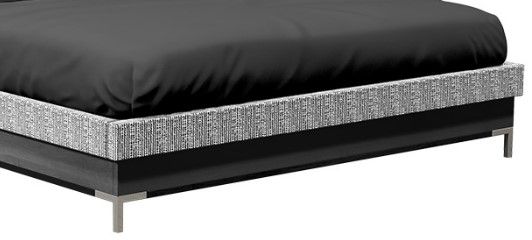 Country View Woodworking American Modern Brown Maple 1-Panel Panel Upholstered Queen Bed-2