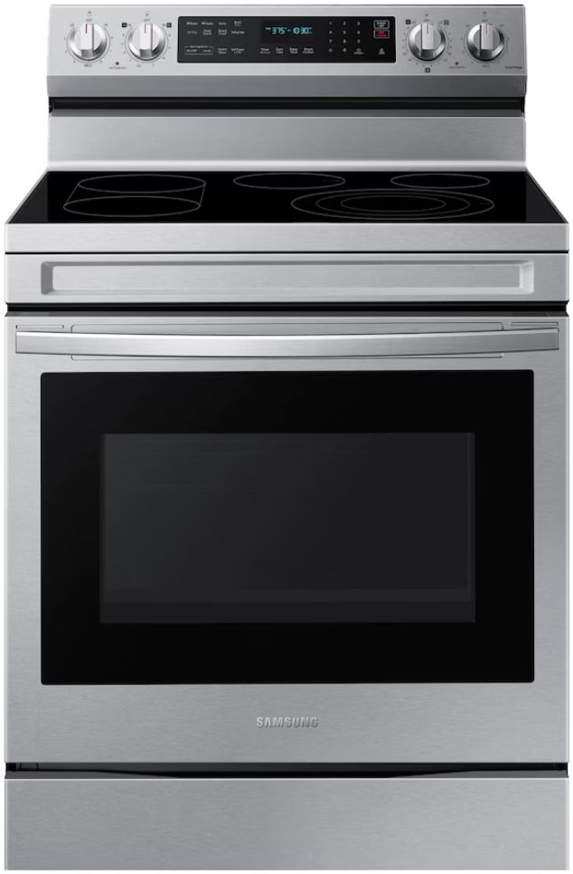 Samsung 30" Fingerprint Resistant Stainless Steel Freestanding Electric Range-0