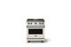 Viking® 5 Series 30" Pure White Pro Style Gas (NG) Range with Polished Chrome Trim-0