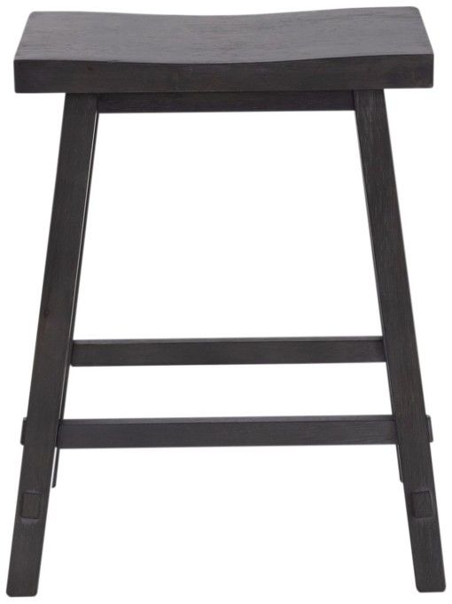 Liberty Furniture Creations II Slate 24" Sawhorse Counter Stool-2
