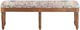 Crestview Collection Sophia Brown/Cream Upholstered Accent Bench-2