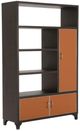 Michael Amini® 21 Cosmopolitan™ Diablo Orange/Umber Right-Door Bookcase-0