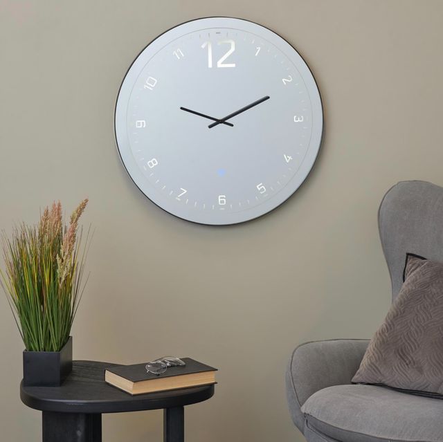Deco Marche Multi Colored 24” Decorative Wall Clock with Black Frame-4